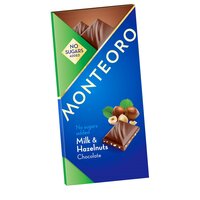 Ciocolata cu lapte si alune, 90 g, Monteoro